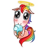 Crazy Pony WhatsApp Sticker #26