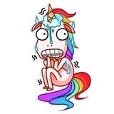 Crazy Pony WhatsApp Sticker #3