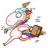 Crazy Pony WhatsApp Sticker #7