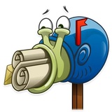 Snailo WhatsApp Sticker #28