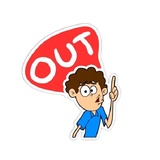 Cricket Fever WhatsApp Sticker #11