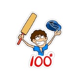 Cricket Fever WhatsApp Sticker #28