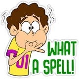 Cricket Fan and Words WhatsApp Sticker #10