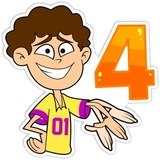 Cricket Fan and Words WhatsApp Sticker #28