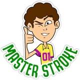 Cricket Fan and Words WhatsApp Sticker #6