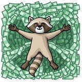 Criminal Raccon WhatsApp Sticker #15