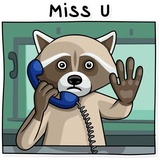 Criminal Raccon WhatsApp Sticker #24