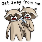 Criminal Raccon WhatsApp Sticker #30