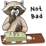 Criminal Raccon WhatsApp Sticker #7