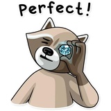 Criminal Raccon WhatsApp Sticker #9