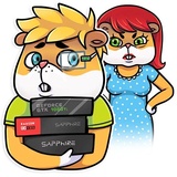 Crypto Hamster WhatsApp Sticker #14