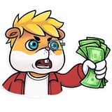 Crypto Hamster WhatsApp Sticker #15