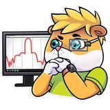 Crypto Hamster WhatsApp Sticker #18