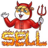 Crypto Hamster WhatsApp Sticker #21