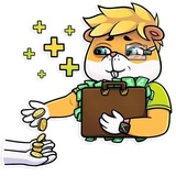 Crypto Hamster WhatsApp Sticker #22