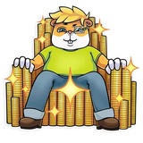 Crypto Hamster WhatsApp Sticker #23