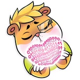 Crypto Hamster WhatsApp Sticker #3