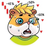 Crypto Hamster WhatsApp Sticker #4