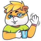 Crypto Hamster WhatsApp Sticker #5