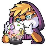 Crypto Hamster WhatsApp Sticker #7