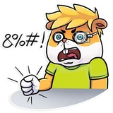 Crypto Hamster WhatsApp Sticker #8