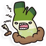 Crypto Loser Leek WhatsApp Sticker #4