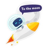 Crypto Bot WhatsApp Sticker #13
