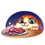 Cupid Cat WhatsApp Sticker #14