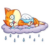 Cupid Cat WhatsApp Sticker #15