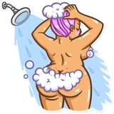 Miss Curvy WhatsApp Sticker #13