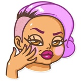 Miss Curvy WhatsApp Sticker #14