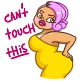 Miss Curvy WhatsApp Sticker #15