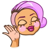 Miss Curvy WhatsApp Sticker #16