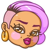 Miss Curvy WhatsApp Sticker #19