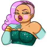 Miss Curvy WhatsApp Sticker #20
