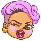 Miss Curvy WhatsApp Sticker #21