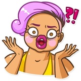 Miss Curvy WhatsApp Sticker #3