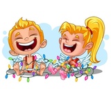 John & Eva new year WhatsApp Sticker #10