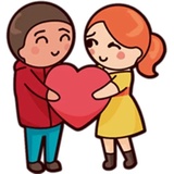 Cute Couples WhatsApp Sticker #15