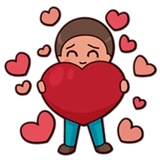 Cute Couples WhatsApp Sticker #26