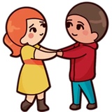 Cute Couples WhatsApp Sticker #28