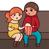 Cute Couples WhatsApp Sticker #8