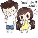Cute Couples WhatsApp Sticker #11