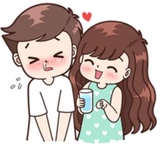 Cute Couples WhatsApp Sticker #17