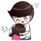 Cute Couples WhatsApp Sticker #23