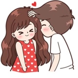 Cute Couples WhatsApp Sticker #25