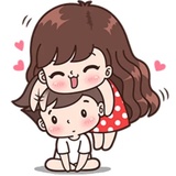 Cute Couples WhatsApp Sticker #3