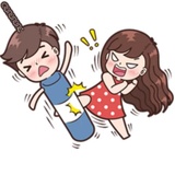 Cute Couples WhatsApp Sticker #30