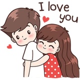 Cute Couples WhatsApp Sticker #4