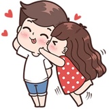 Cute Couples WhatsApp Sticker #6